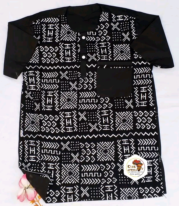 Chemise motif africain